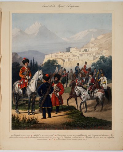 Convoglio di Sua Altezza Imperiale, 1867 da Karl Karlovich Piratsky