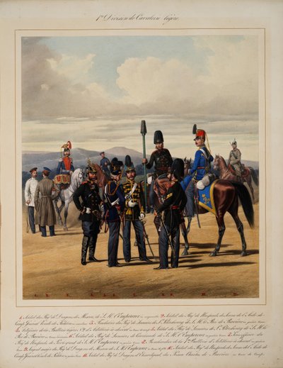 Prima divisione di cavalleria leggera, 1867 da Karl Karlovich Piratsky