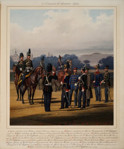 Prima Divisione di Cavalleria Leggera, 1867 da Karl Karlovich Piratsky