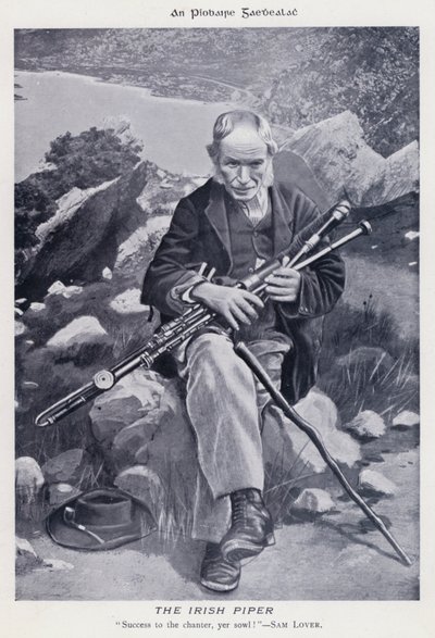 Il Suonatore di Cornamusa Irlandese da Karl Karlovich Piratsky