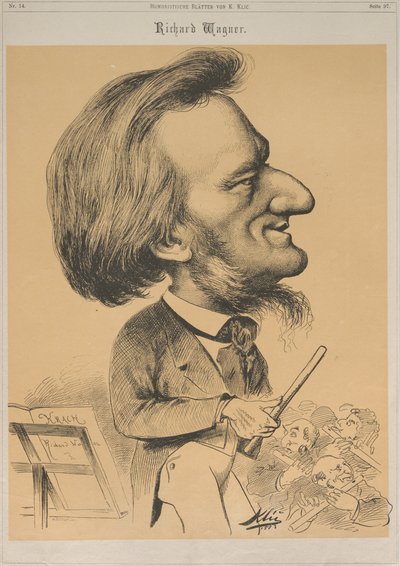 Richard Wagner al podio del direttore d