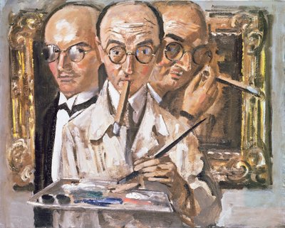 Autoritratto a tre facce da Karl Leyhausen