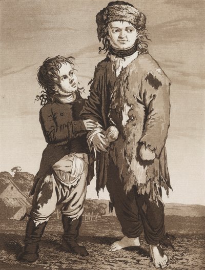 I giovani mendicanti da Karl Ludwig Bernhard Buchhorn