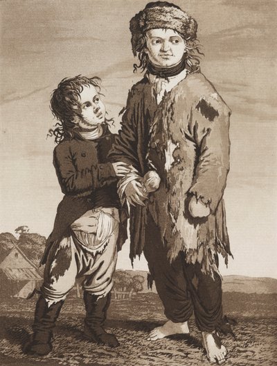 I giovani mendicanti da Karl Ludwig Bernhard Buchhorn
