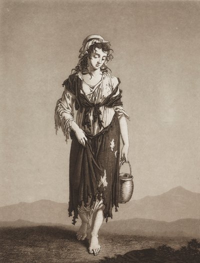I giovani mendicanti, c. 1800 da Karl Ludwig Bernhard Buchhorn