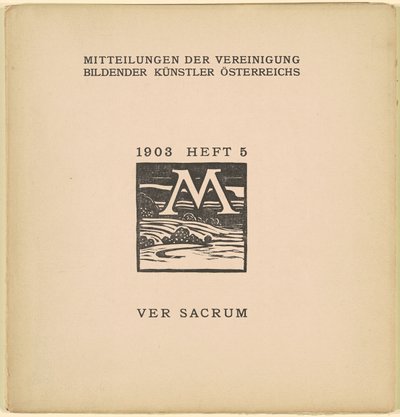 Ver Sacrum [6º anno, numero 5, marzo 1903] da Karl Muller