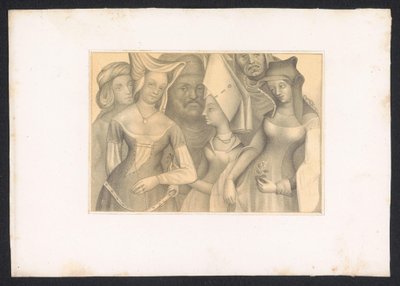 Quattro donne e due uomini da Karl Palzow