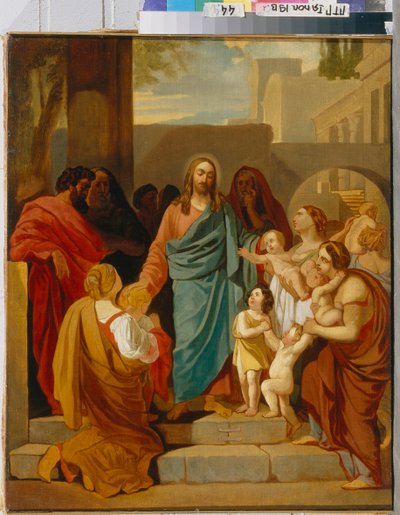 Cristo benedice i bambini da Karl Pavlovich Bryullov