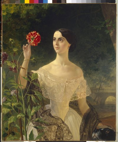 Ritratto della contessa Sophia Bobrinskaya, nata Samoylova (1797-1866) da Karl Pavlovich Bryullov