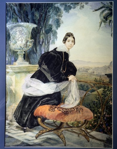 Ritratto della granduchessa di Russia Elisabetta Saltykova da Karl Pavlovich Bryullov