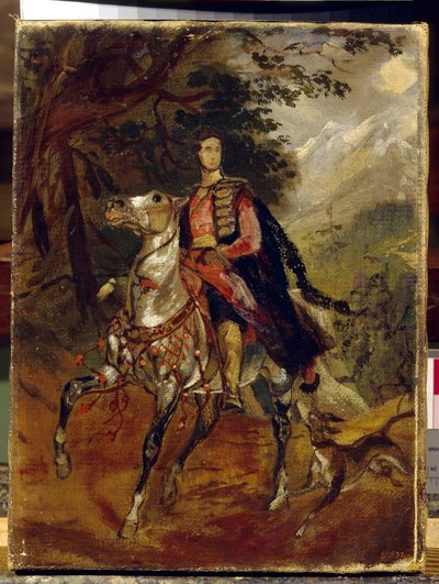 Ritratto del conte Anatole Nikolaievich Demidov, primo principe di San Donato (1812-1870) da Karl Pavlovich Bryullov