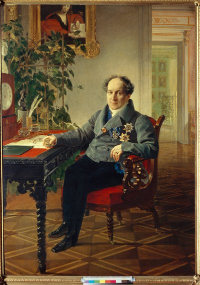 Ritratto del principe Alexander Nikolayevich Golitsyn (1773-1844) da Karl Pavlovich Bryullov