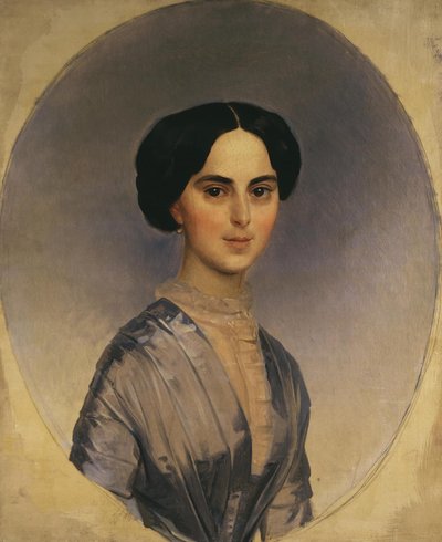 Ritratto di Sofia Andreyevna Bobrinskaya, nata Shuvalova, 1846 da Karl Pavlovich Bryullov