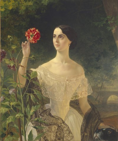 Ritratto della contessa Sofia Bobrinskaya, nata Samoylova 1797-1866, 1849 da Karl Pavlovich Bryullov