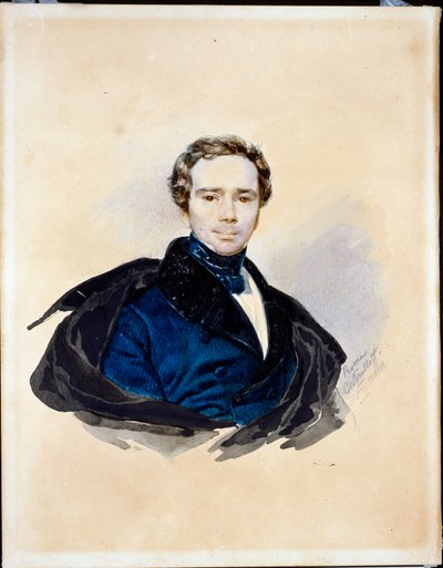 Ritratto di Feodor, Principe Galitzine da Karl Pavlovich Bryullov