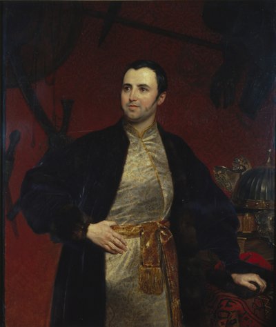 Ritratto del Principe Mikhail Andreyevich Obolensky da Karl Pavlovich Bryullov