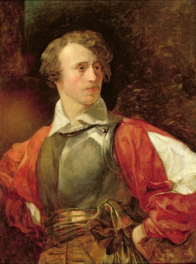 Ritratto di Vladimir Samoylov come Amleto da Karl Pavlovich Bryullov
