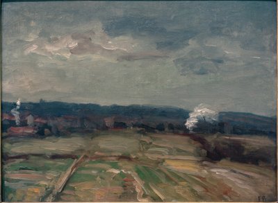 Paesaggio con due nuvole di fumo da Karl Peter Burnitz