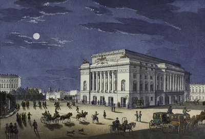 Il Teatro Aleksandrinsky a San Pietroburgo, prima metà del XIX secolo da Karl Petrovich Beggrov