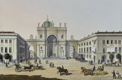La Chiesa Cattolica di Santa Caterina a San Pietroburgo, Prima metà del 19° secolo da Karl Petrovich Beggrov