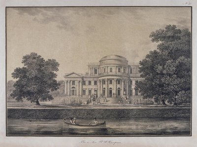 Il Palazzo Yelagin a San Pietroburgo, 1823 da Karl Petrovich Beggrov