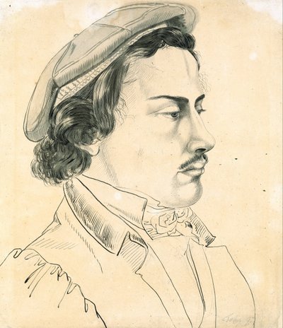 Ritratto di uno studente da Karl Philipp Fohr