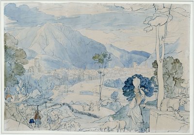 Vista su Trento da Karl Philipp Fohr
