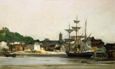 Il porto di Honfleur da Karl Pierre Daubigny