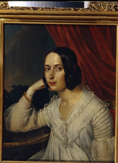 Ritratto di Natalia Alekseevna Touchkova Ogareva da Karl Reichel