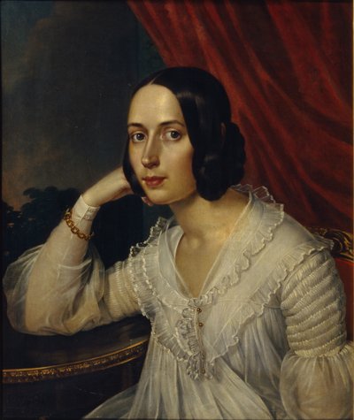 Ritratto di Natalia Alekseevna Tuchkova-Ogareva 1829-1913, 1842 da Karl Reichel