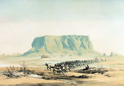Vista sul Monte Barkal da Karl Richard Lepsius