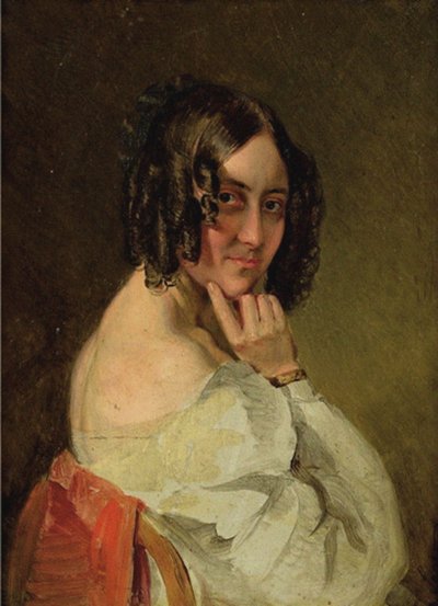 Baronessa Therese von Droßdik, nata Malfatti, 1792-1851 da Karl Saar