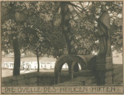 La fonte del santo pastore da Karl Schmoll von Eisenwerth