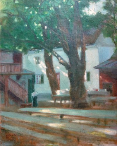 Luci del sole (Birreria a Dachau) da Karl Schmoll von Eisenwerth