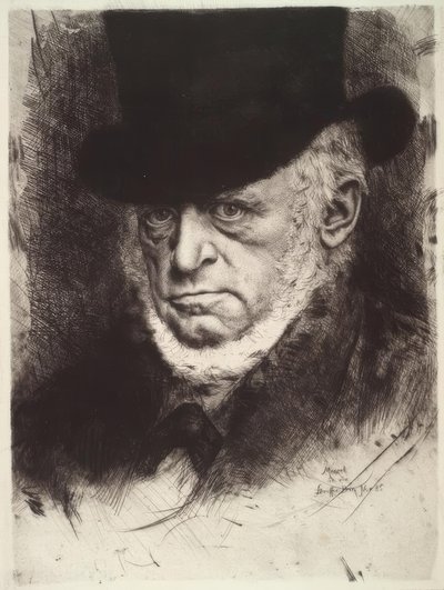 Adolph von Menzel / K. Stauffer-Bern da Karl Stauffer Bern