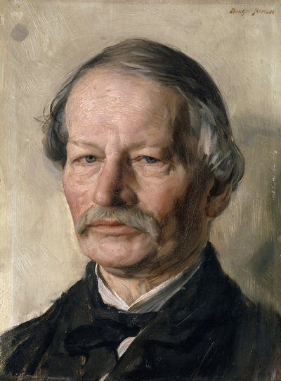 Ritratto di Gustav Freytag, 1886 da Karl Stauffer Bern
