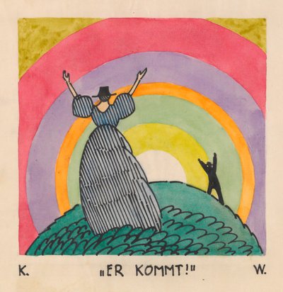 Egli viene, c.1921 da Karl Wiener
