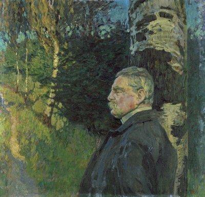 Ritratto di Detlef von Liliencron (1844-1909) 1906 da Karl Wilhelm Arthur Illies
