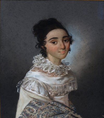 Ritratto di Yekaterina Emmanuilovna Abamelik-Lazareva, nata Manuk-Bey da Karl Wilhelm Bardou