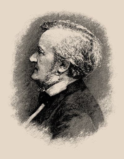 Ritratto del compositore Richard Wagner da Karl Wilhelm Diefenbach