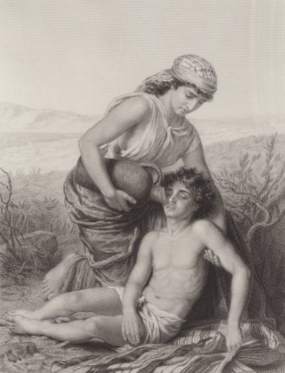 Agar e Ismaele da Karl Wilhelm Friedrich Bauerle