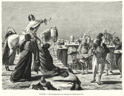 Reclutamento di soldati nell