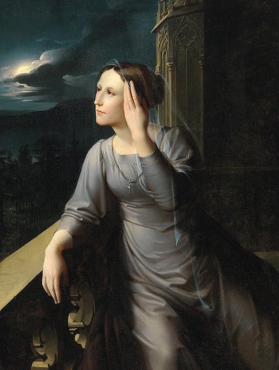 Guardando in lontananza, primo quarto del XIX sec. da Karl Wilhelm Wach
