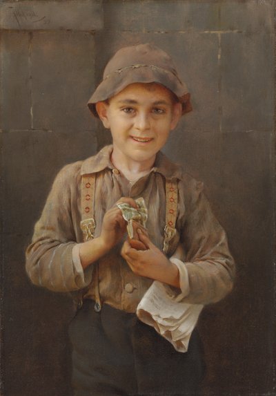 Venditore di Giornali, 1899 da Karl Witkowski