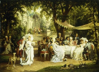 La Festa in Giardino da Karl or Carl the Younger Schweninger