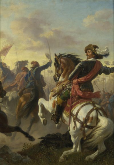 Vittoria di Boucquoi a Zablat (Budweis) 1619 da Karl von Blaas