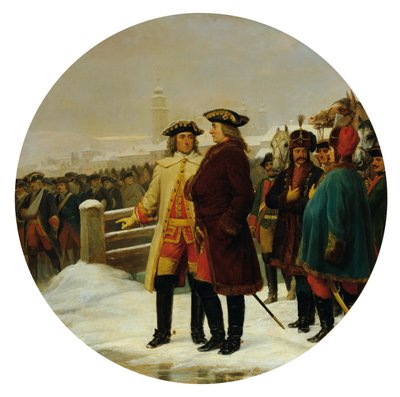 La capitolazione di Linz nel 1742 da Karl von Blaas