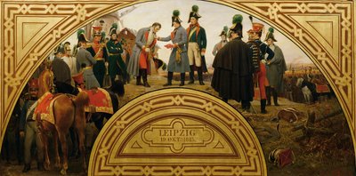 La battaglia di Lipsia 1813 da Karl von Blaas
