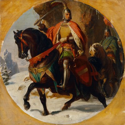 Campagna militare di Alberto I attraverso il Semmering 1292 da Karl von Blaas