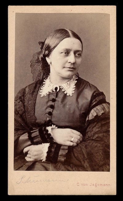 Ritratto di Clara Schumann da Karl von Jagemann
